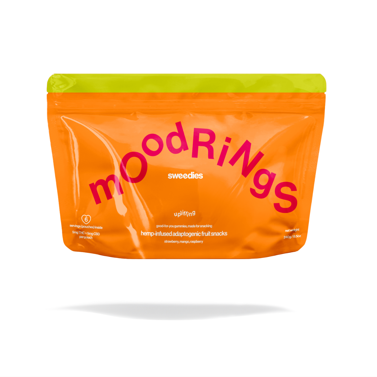 moodrings infused fruit snacks (6 pouches)